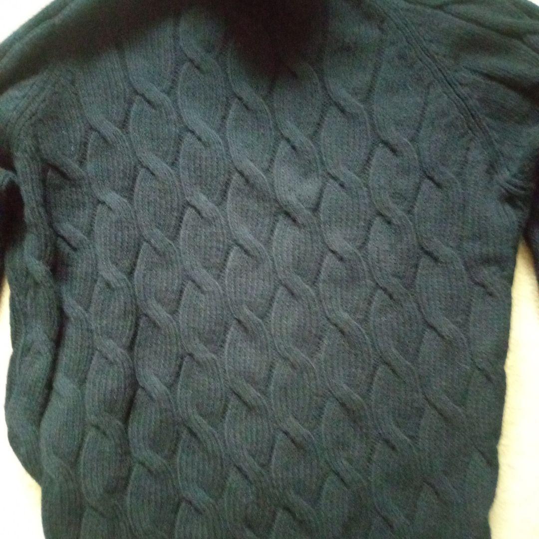 【GRAN SASSO】グランサッソ　 ケーブルタートルネック(良品)