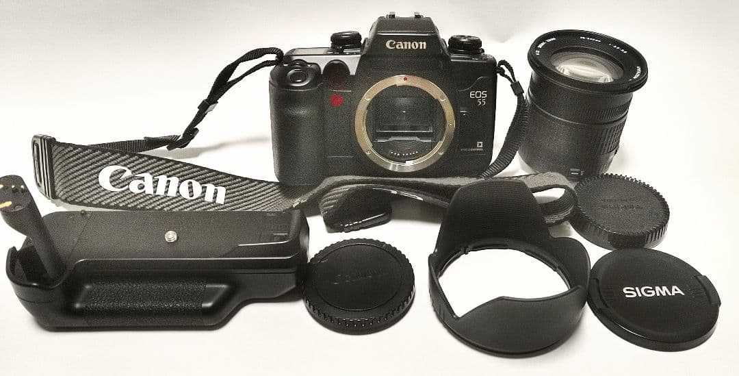 キャノン EOS 55 +シグマ28-200mm.F/3.5-5.6