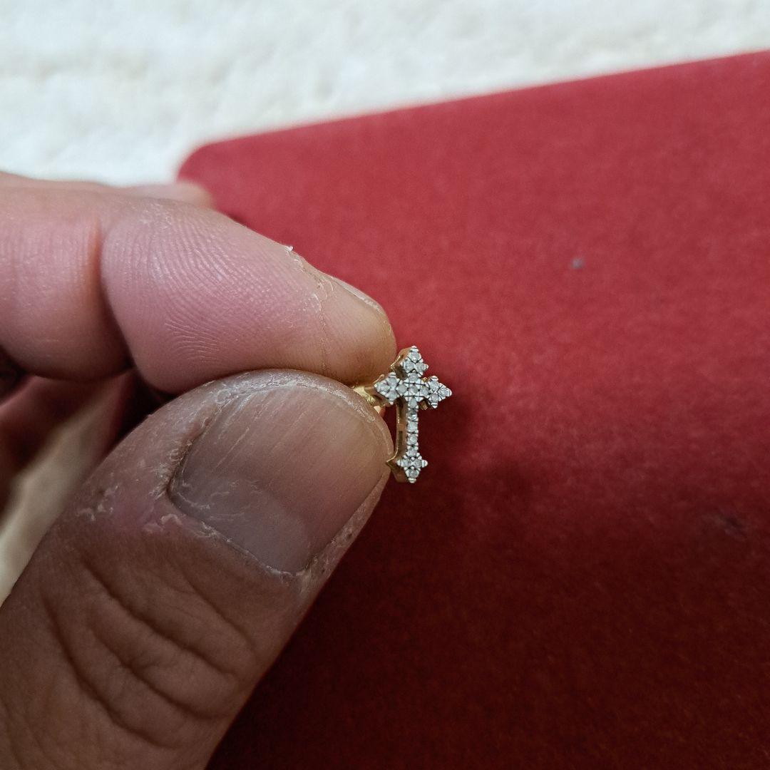 アバランチ　avalanche 10k　イエローゴールド　ピアス