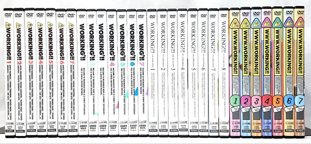ケース無し//WORKING/ワーキング【1期～4期】DVD 全29巻セット