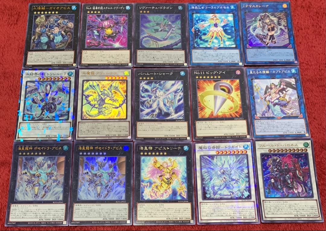 遊戯王　本格構築海皇デッキ40枚＋E X15枚