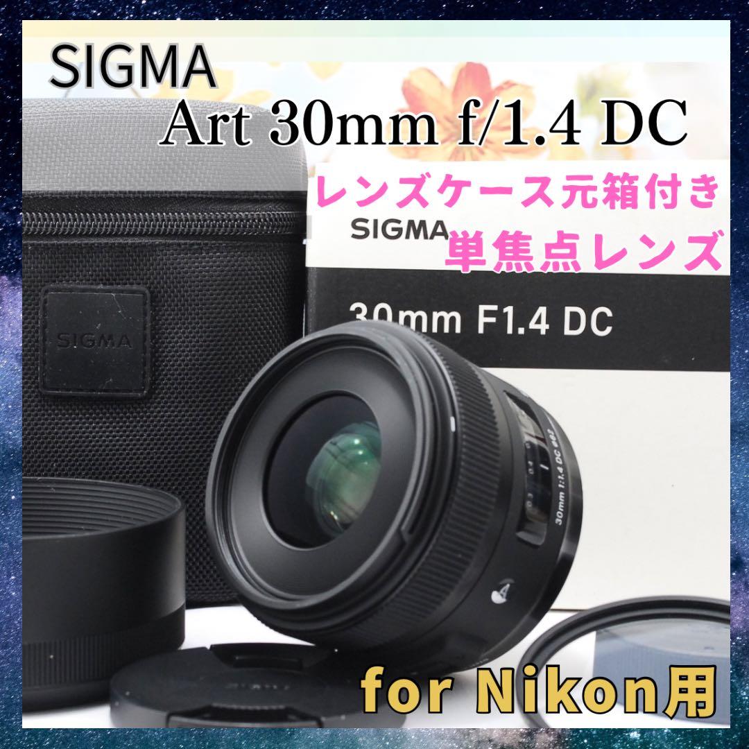 美品❤️SIGMA 30mm F1.4 DC HSM Art Nikon 単焦点