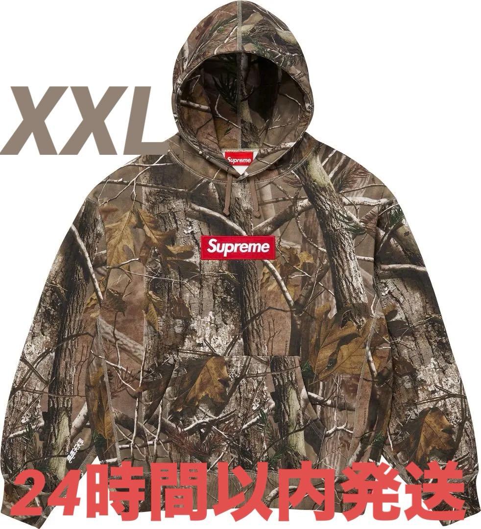 トップス SUPREME BOX LOGO HOODED Realtree CAMO
