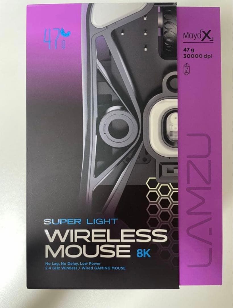 マウス・トラックボール Lamzu MAYA X Purple Shadow 8K