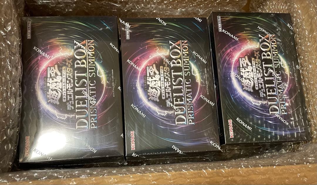 DUELIST BOX PRISMATIC SUMMON 3個セット