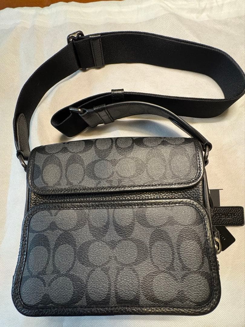 【新品】COACH コーチ サリバン フラップ クロスボディ シグネチャー