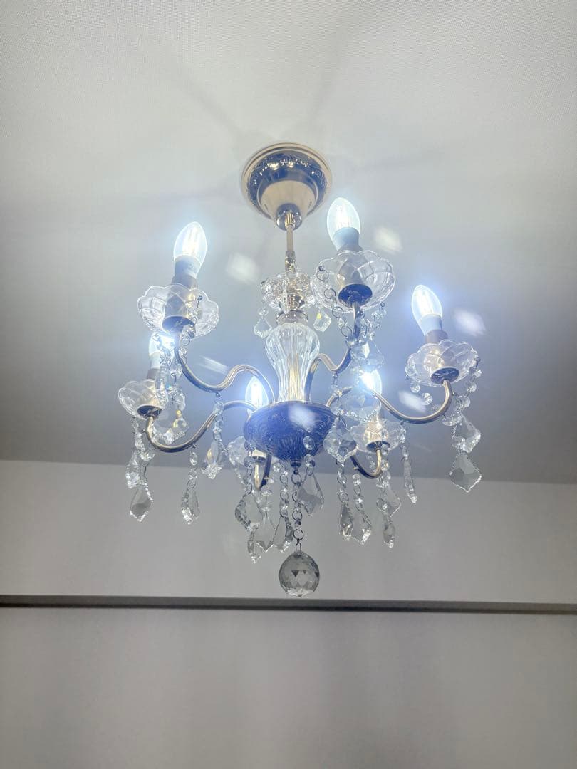 ★*い様 Francfranc シャンデリア ゴールド 6灯　LED