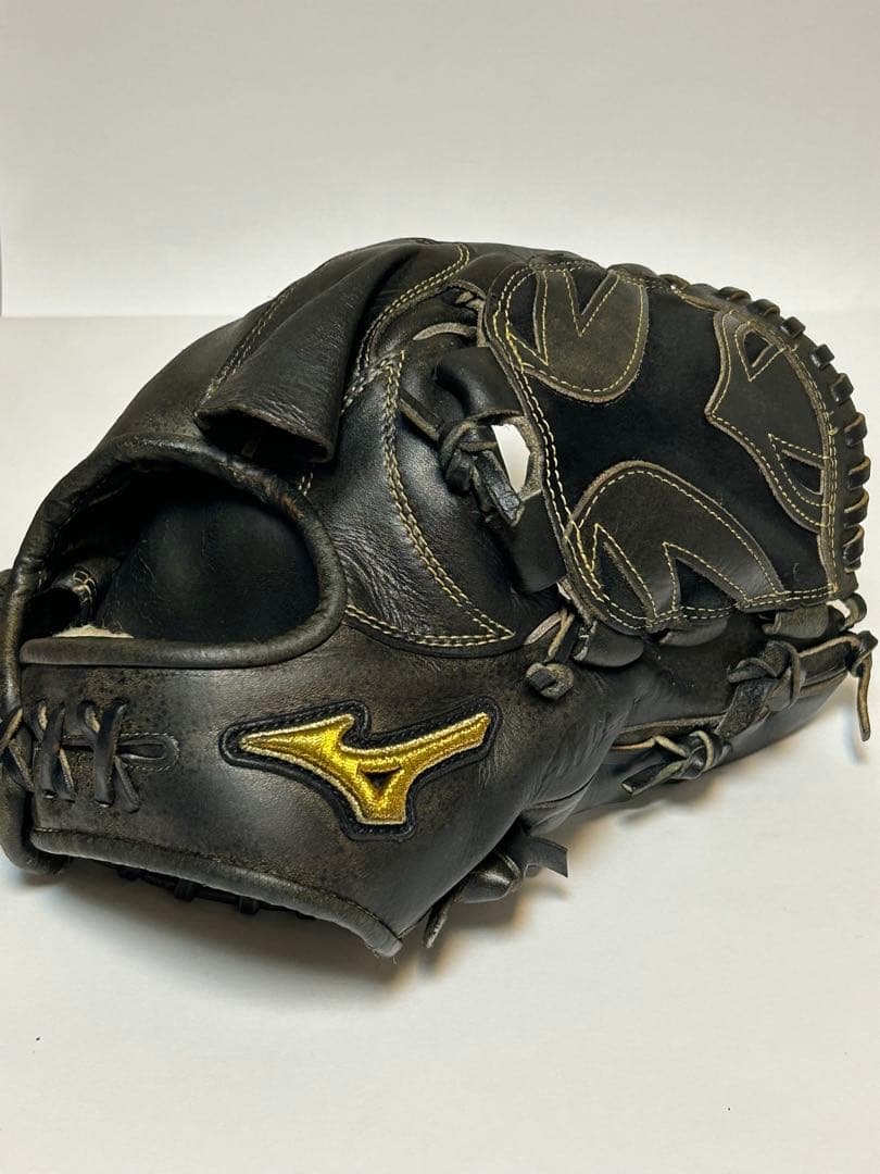 【即使用可・良型】軟式グローブ ミズノプロ 投手用 クリーニング・オイルメンテ済