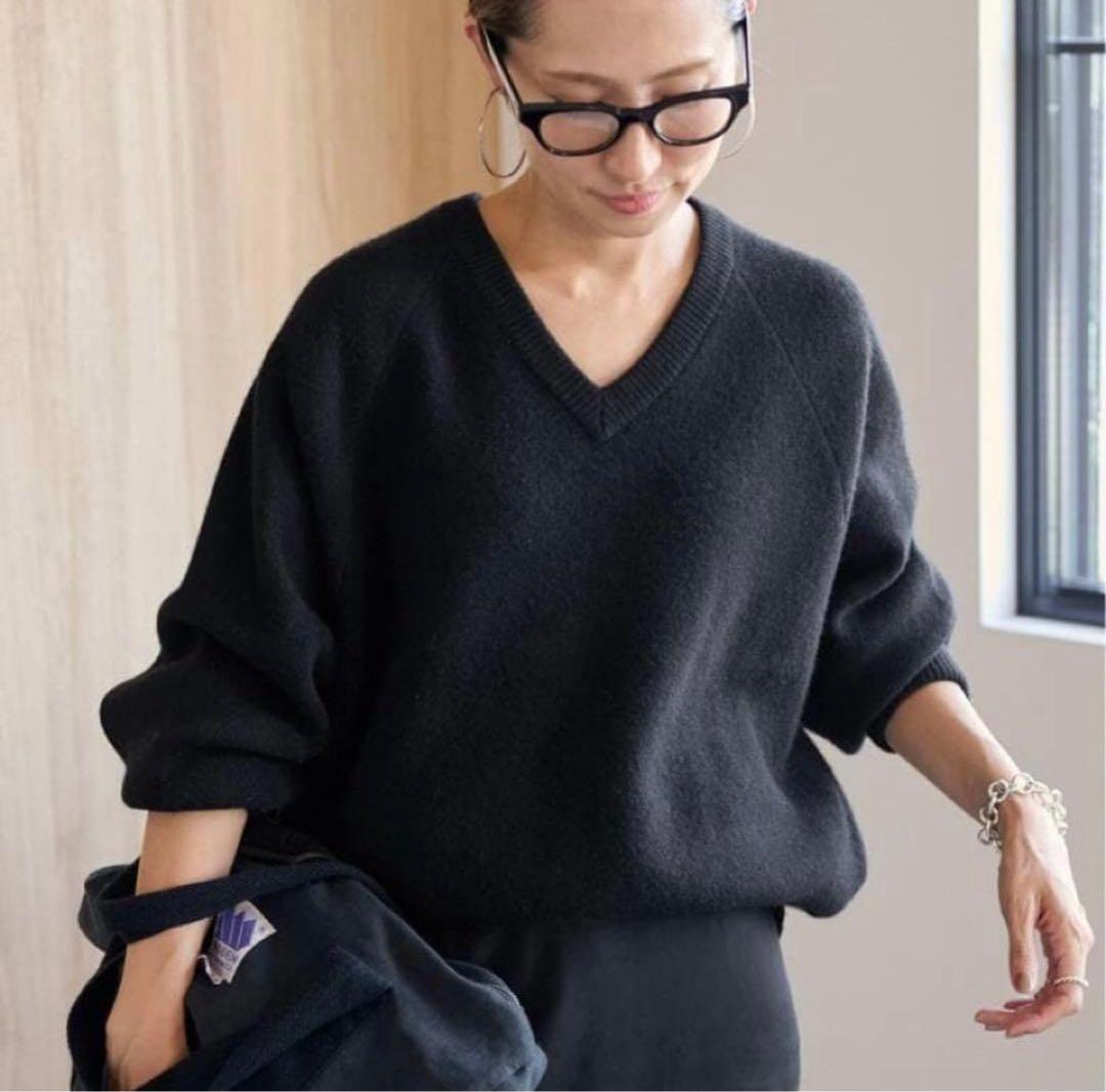 FRAMeWORK AQUA Vネックプルオーバー