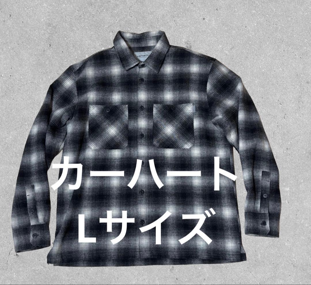 廃盤 カーハート WIP オンブレブラック ウールシャツシャドーチェック
