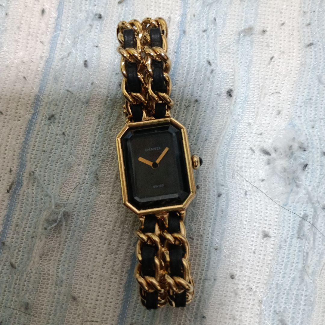 CHANEL ゴールド ブラック 腕時計 約20cm