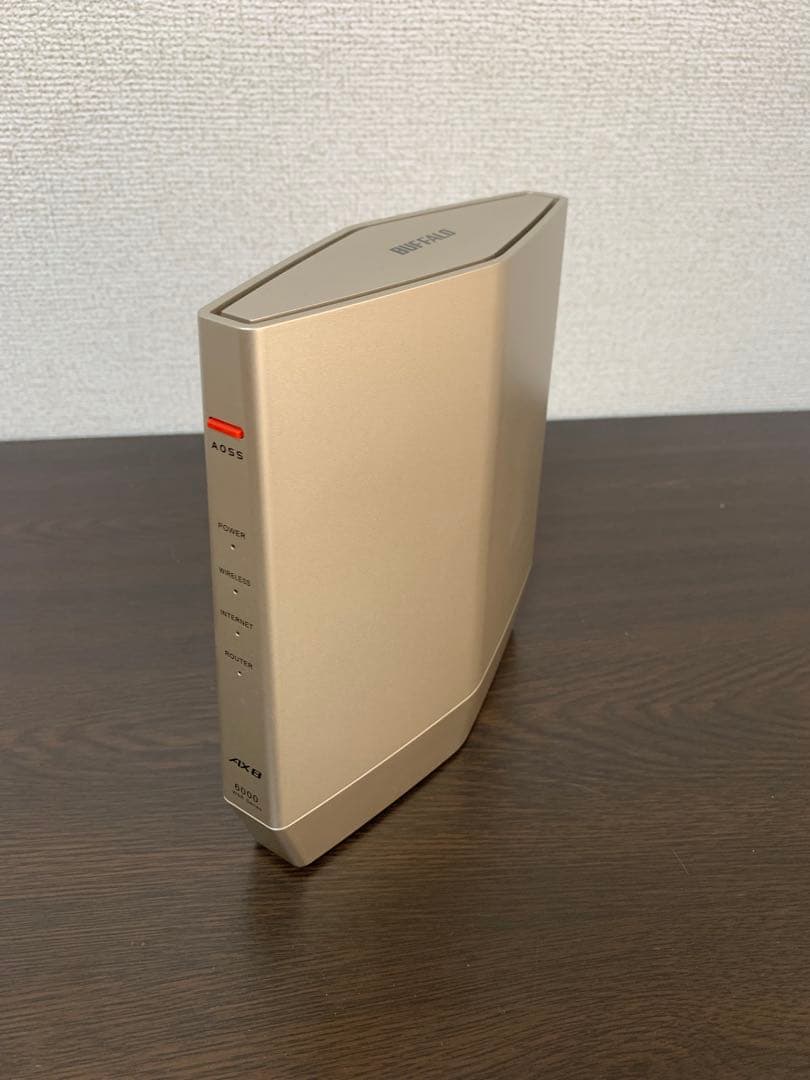 BUFFALO Wi-Fiルーター WSR-6000AX8-CG ゴールド