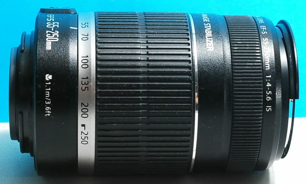 Canon 55 250 is レンズ　送料無料