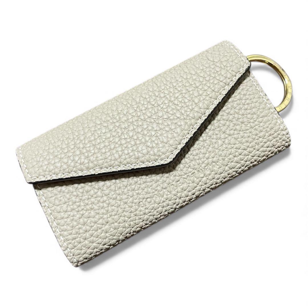 【極美品】ボナベンチュラ BONAVENTURA キーケース グレージュ✖️ピンク