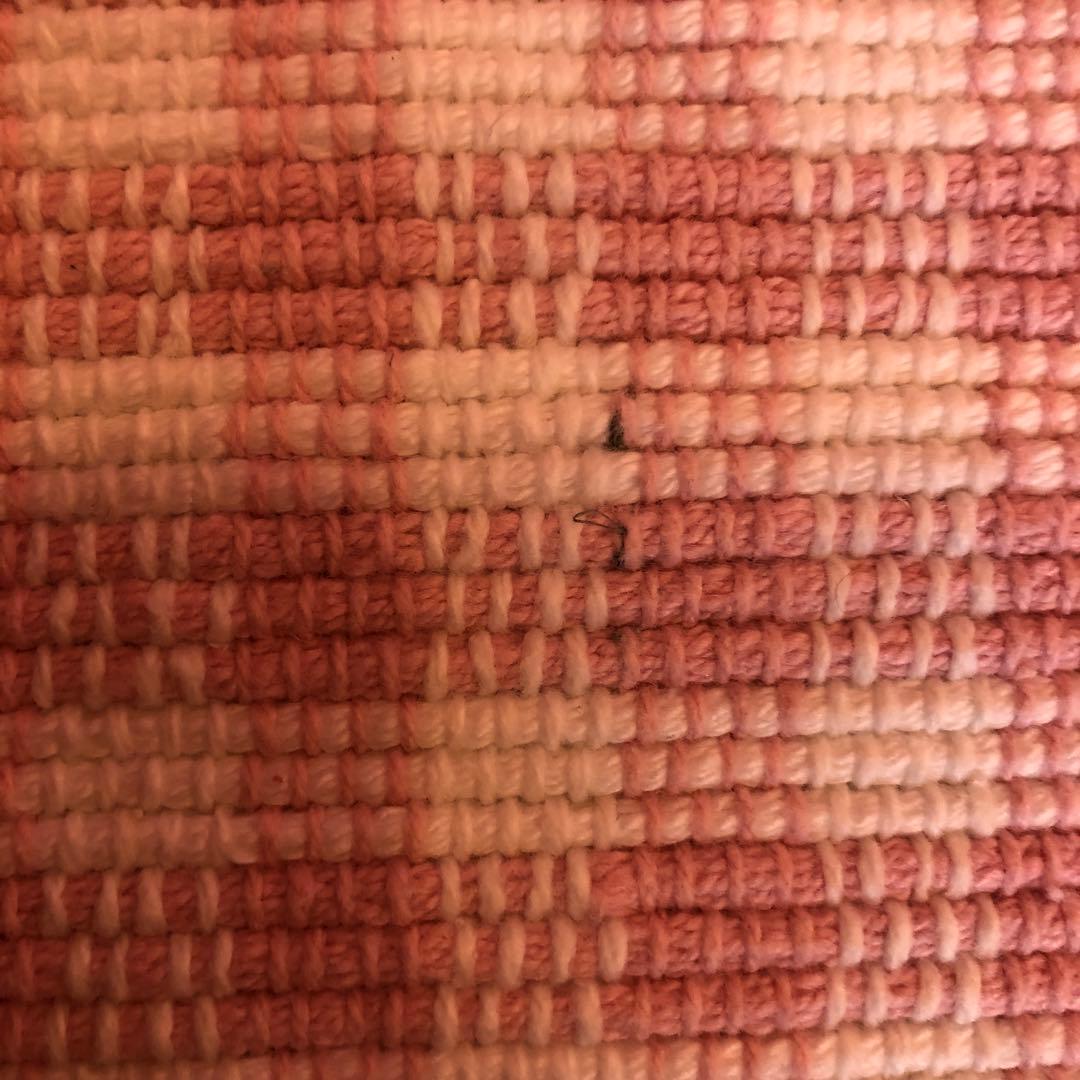 【即購入不可】ローラアシュレイ　インド綿　ラグ115センチ✖️180センチ