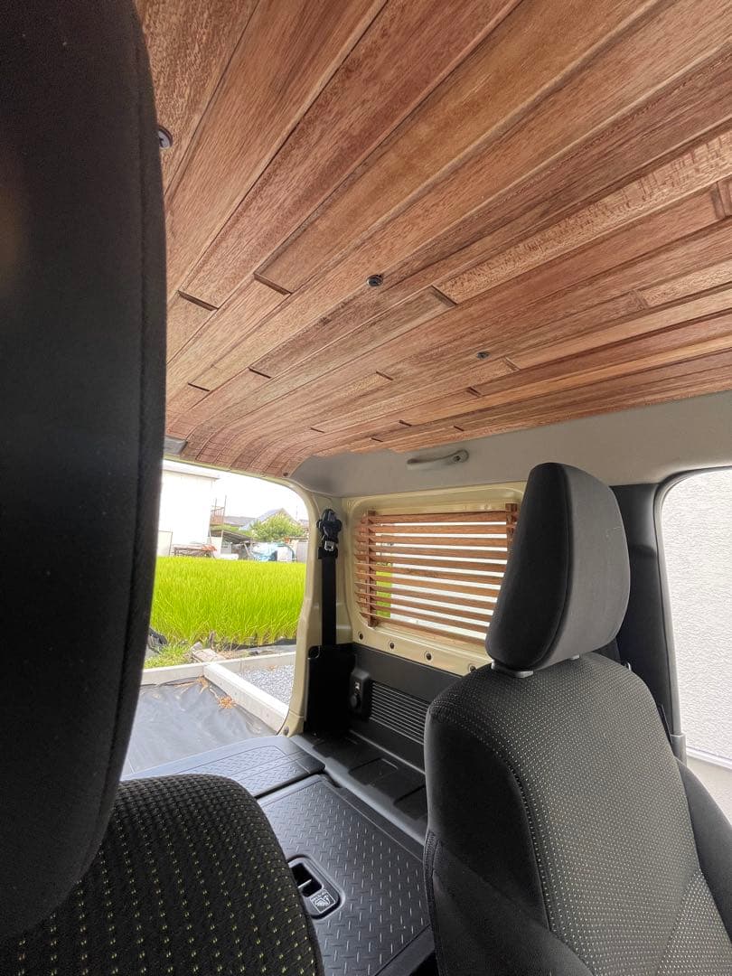 ジムニー専用ウッドブラインド(2枚セット)