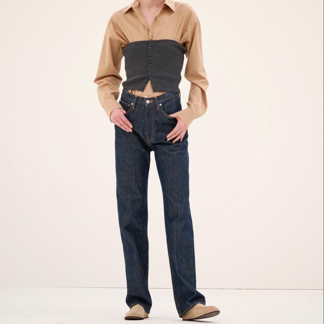 AURALEE HARD TWIST DENIM 5P PANTS 24インチ