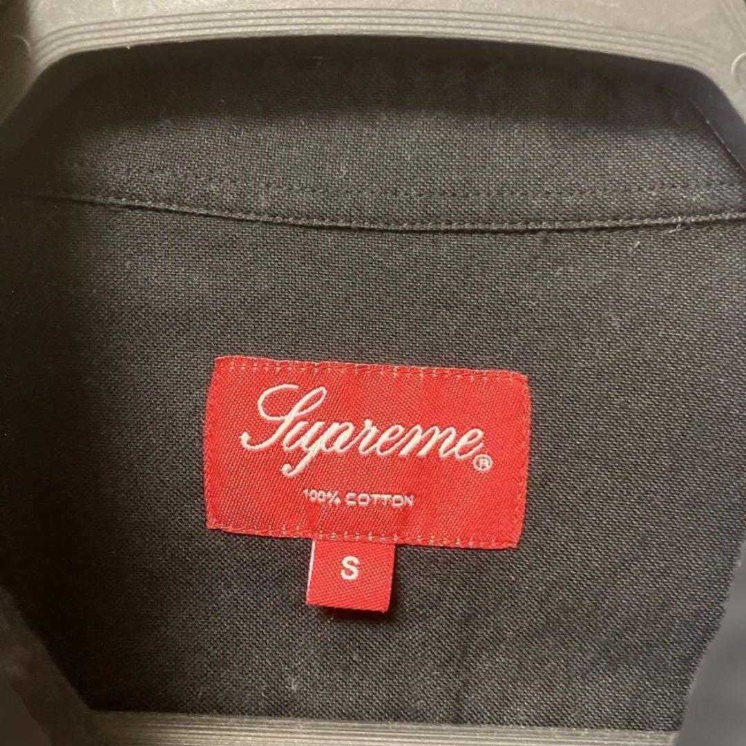 Supreme ブラック 長袖シャツ Sサイズ　シュプリーム