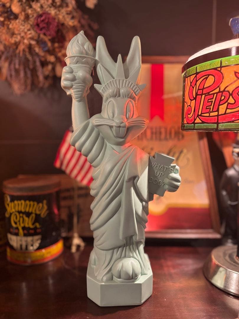 90s バックスバニー 自由の女神 貯金箱