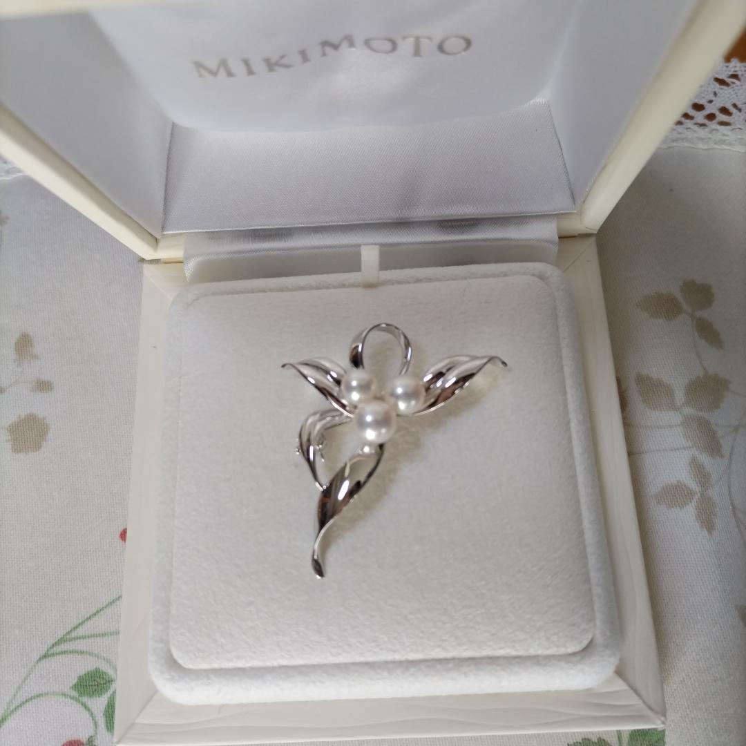 MIKIMOTO シルバーブローチ
