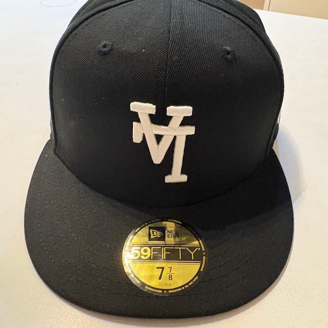 海外限定 ドジャース 59FIFTY 40th LA逆ロゴ ブラック 7 8/7
