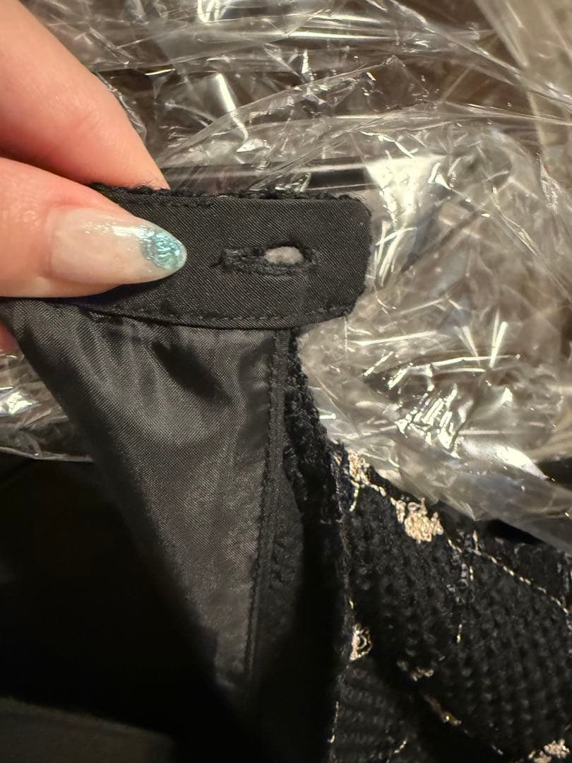 シェリエ　sheller candy check tweed