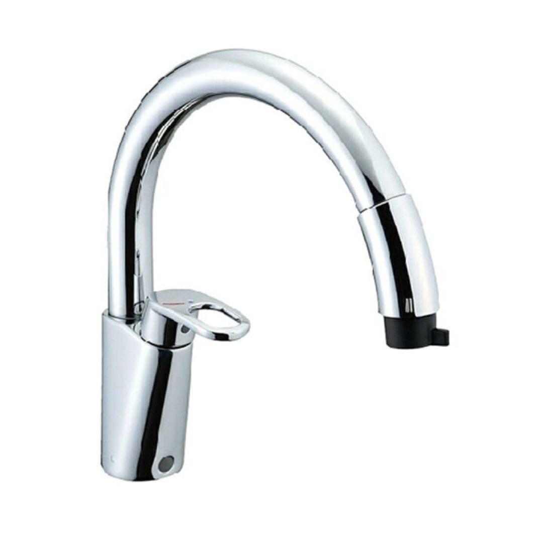 ワンホールシングルレバー混合水栓 ハンドシャワー付エコハンドル RSF-831Y