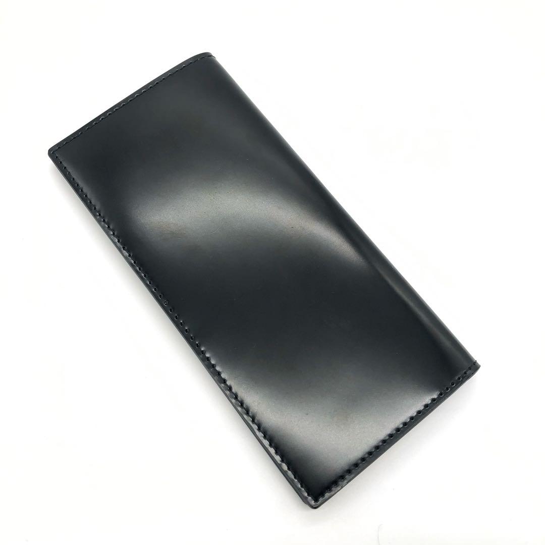 未使用✨大峡製鞄　コードバン　二つ折り長財布 メンズ