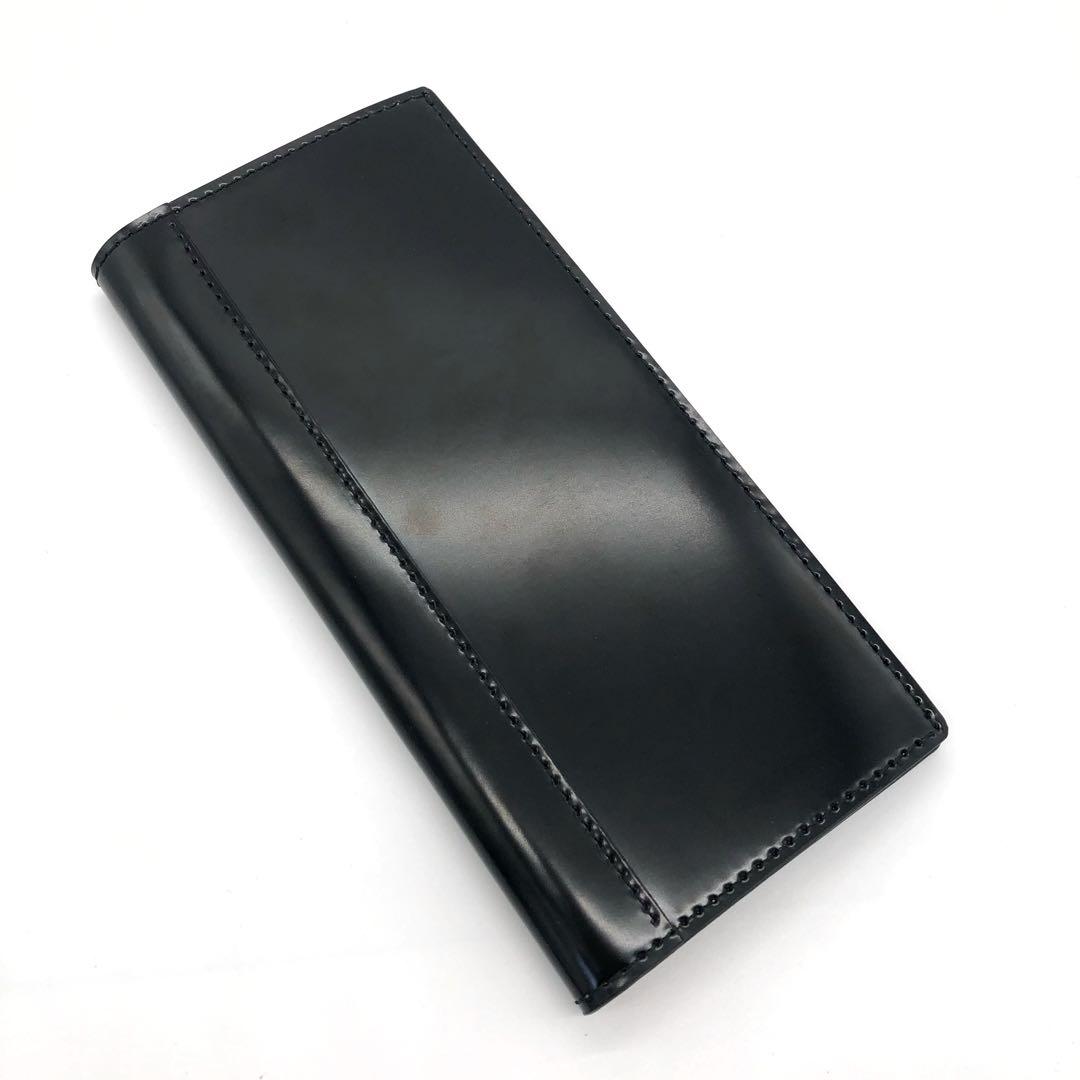 未使用✨大峡製鞄　コードバン　二つ折り長財布 メンズ