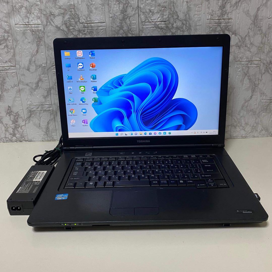 TOSHIBAノートパソコン　Windows11 オフィス付き