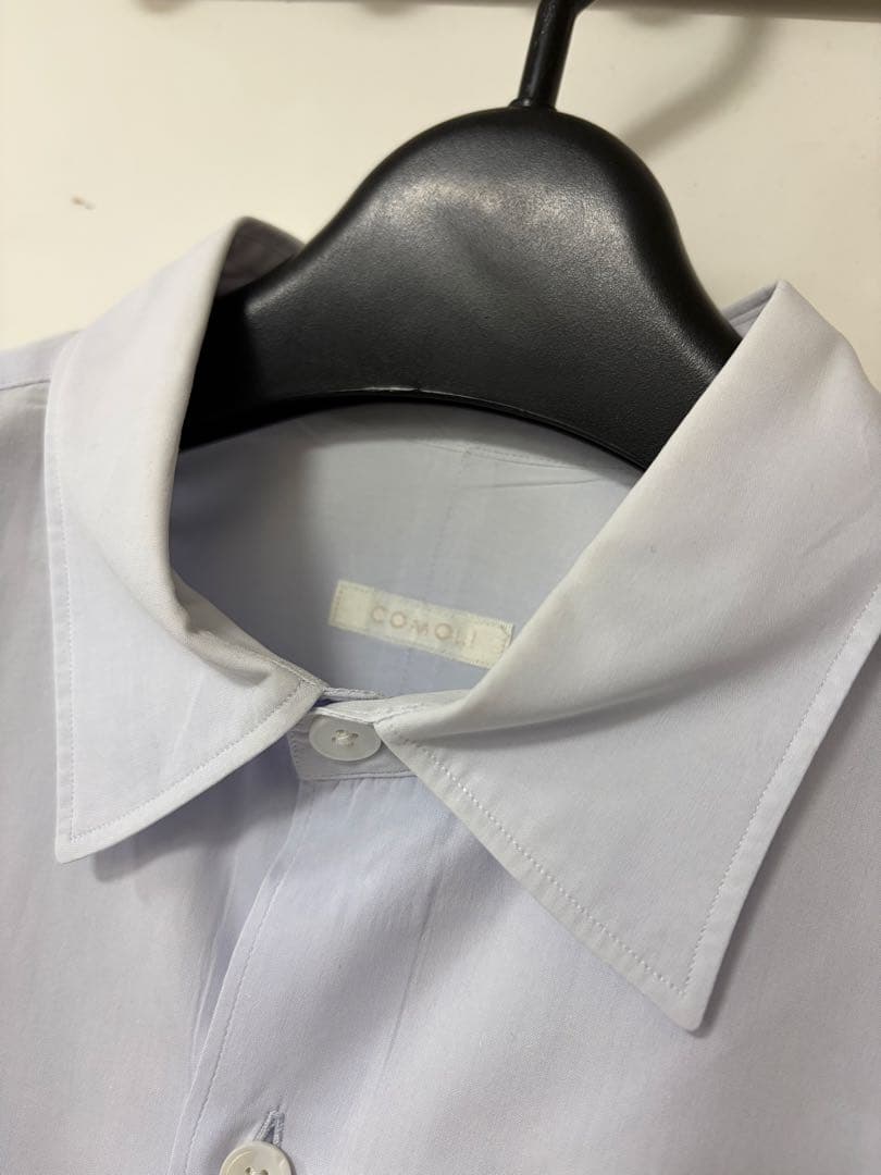 【希少】コモリシャツ　18aw限定sax