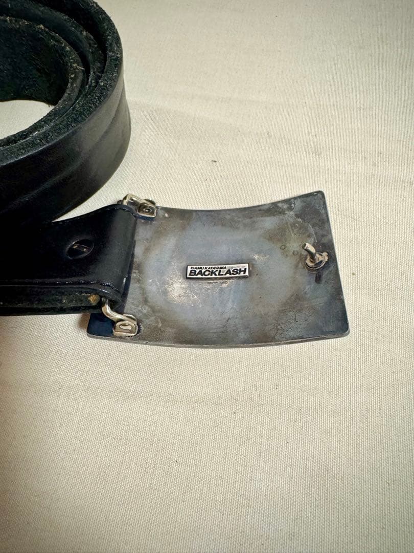 BACKLASH ダブルショルダー　シルバーバックルベルト