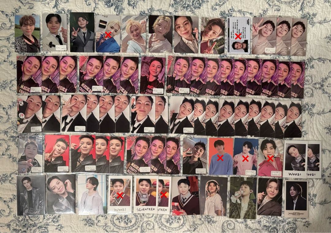 ウジ トレカ チェキ 63枚セット まとめ売り seventeen