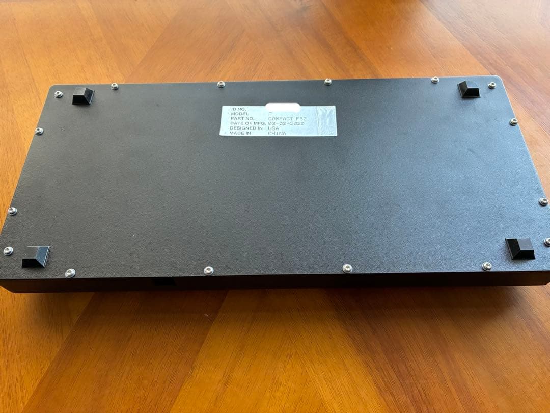 Model FキーボードF62 Kishsaver HHKBレイアウト