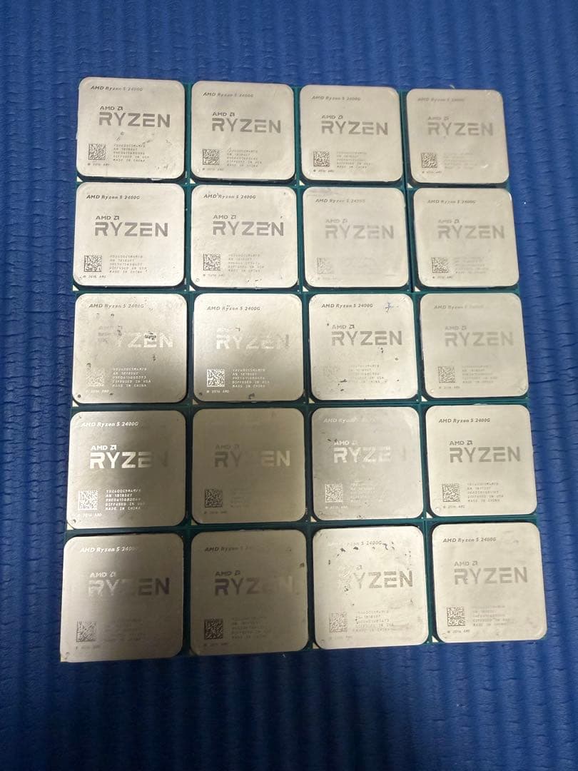 RYZEN AMD RYZEN 5 2400Gジャンク品まとめて20枚