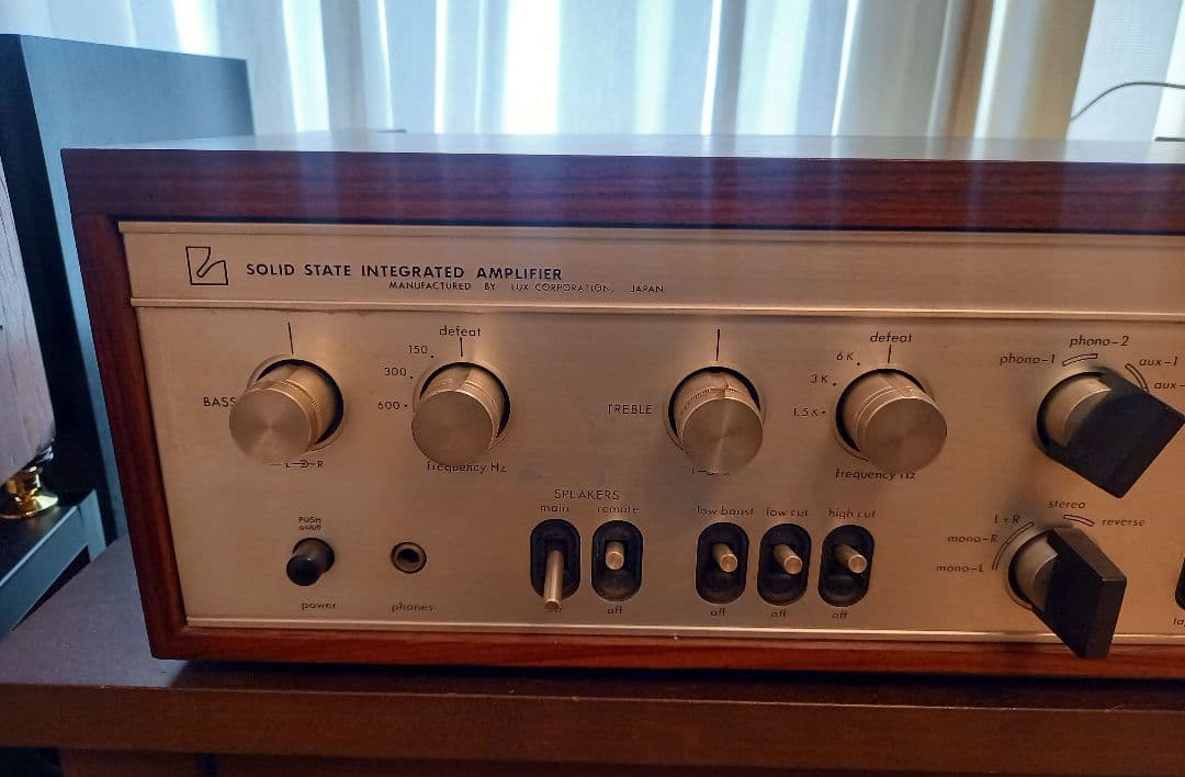 LUXMAN 505X ソリッドステートアンプ 作動品