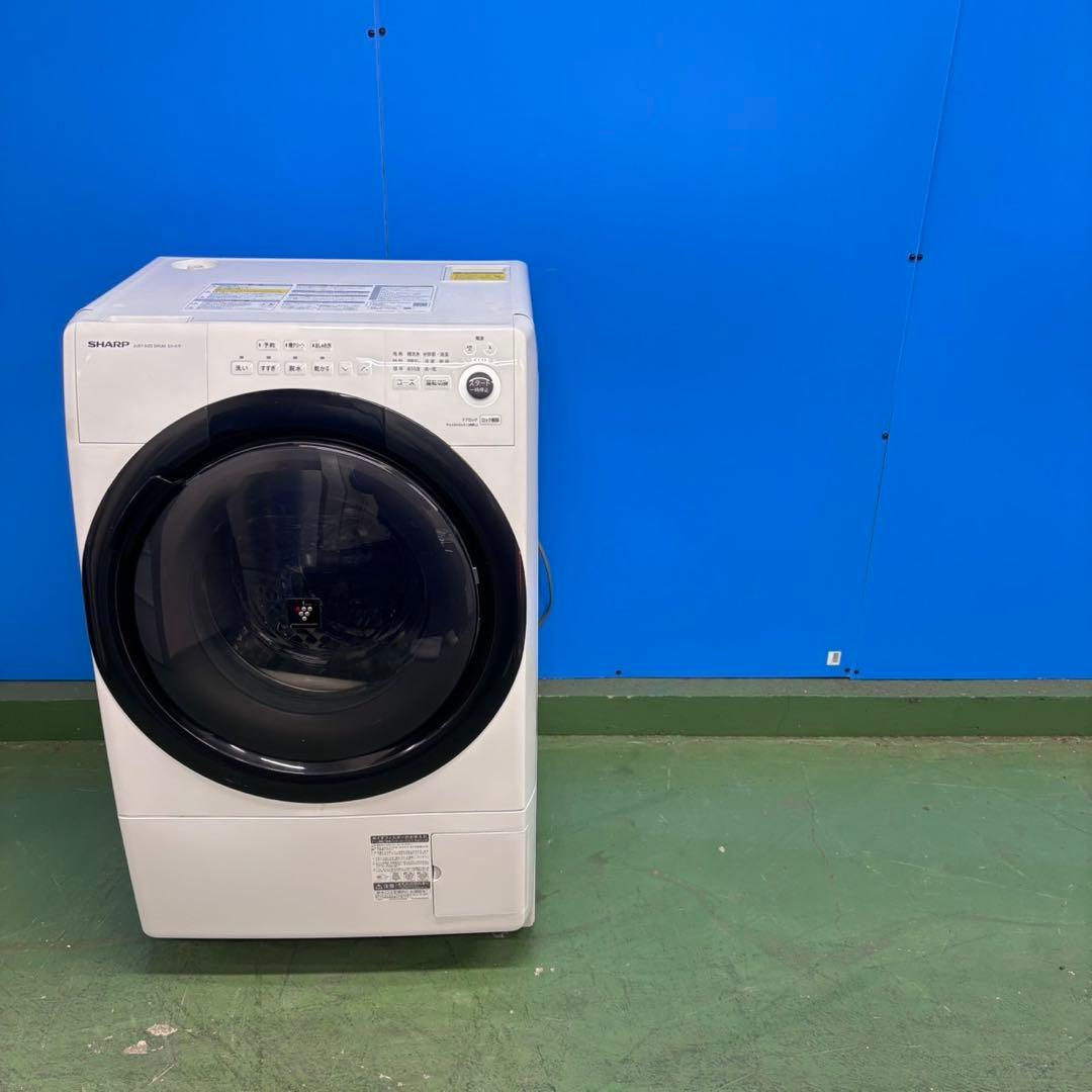 672 美品　SHARP 一人暮らし向け　ドラム式洗濯機　乾燥付　7/3.5キロ