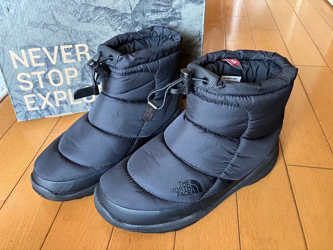 美品★ノースフェイス　ヌプシブーティー24 ブラック