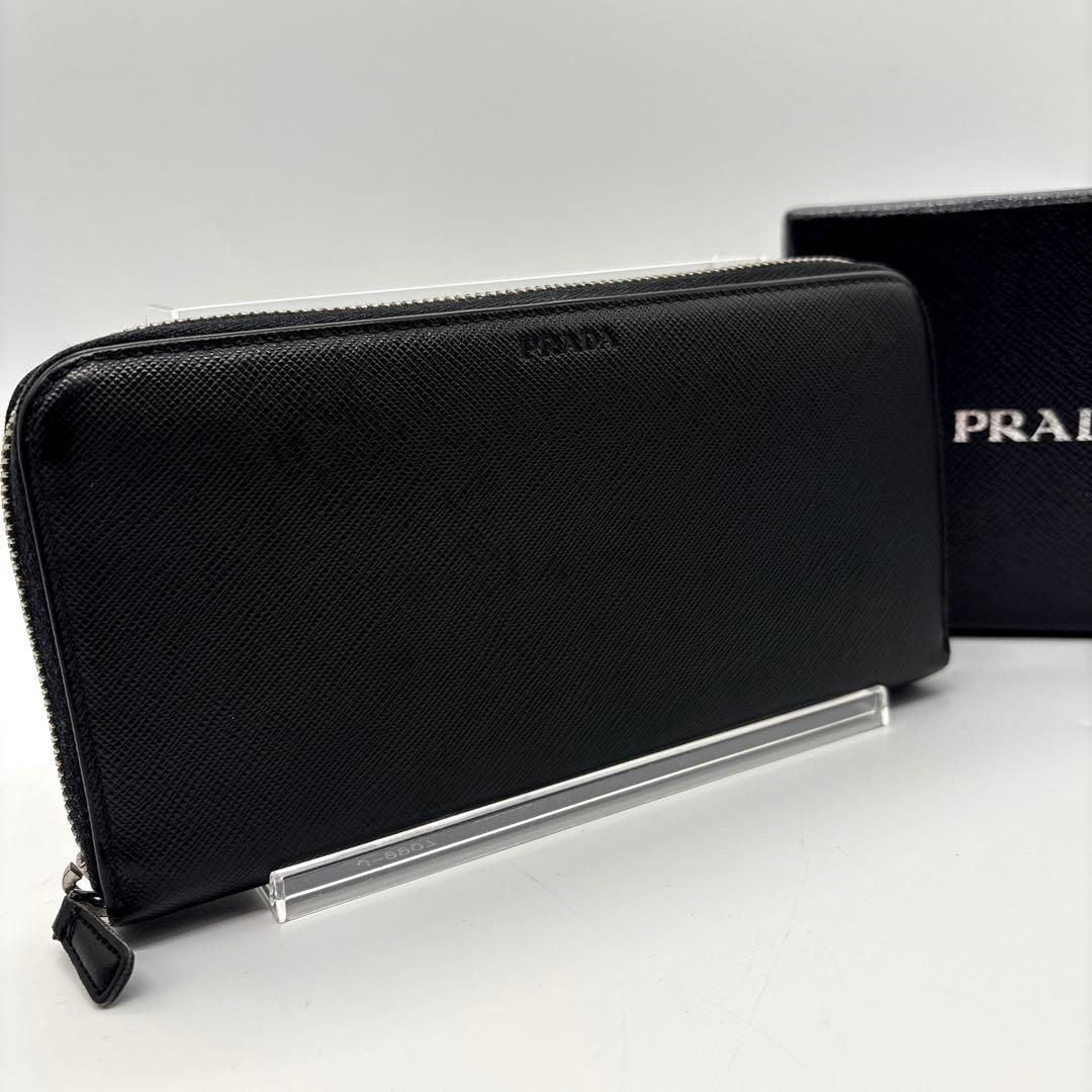 EAAマーケット プラダ 長財布 サフィアーノ ラウンドファスナー