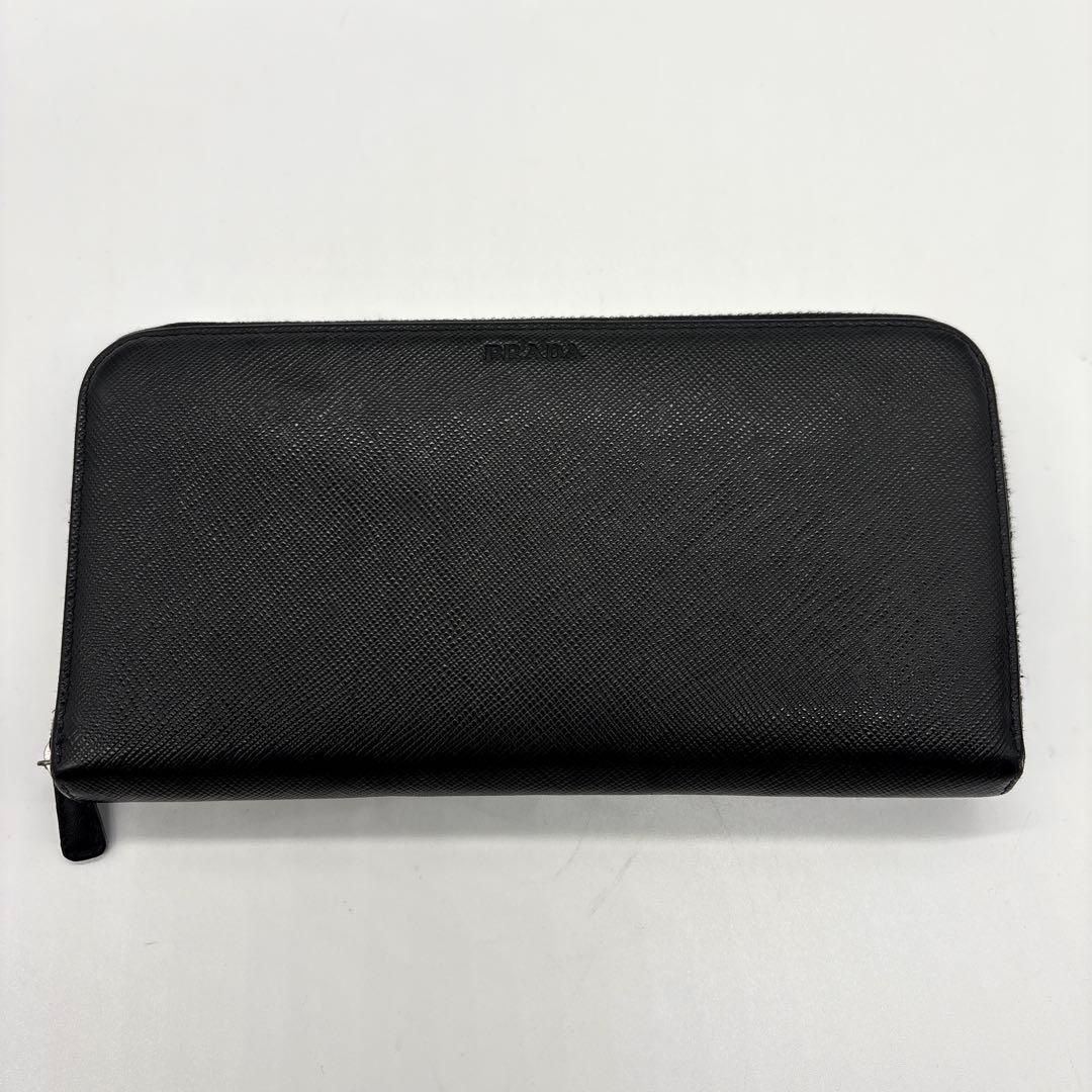 EAAマーケット プラダ 長財布 サフィアーノ ラウンドファスナー