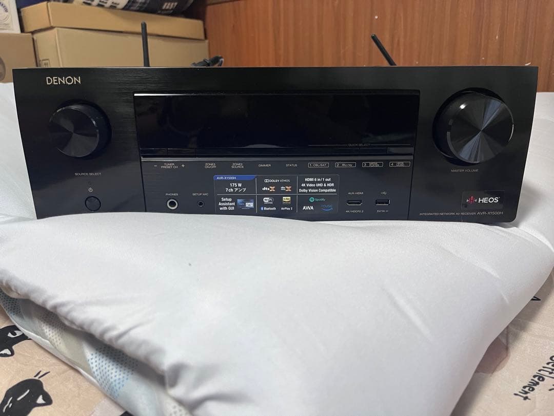 DENON AVレシーバー AVR-X1500H-K