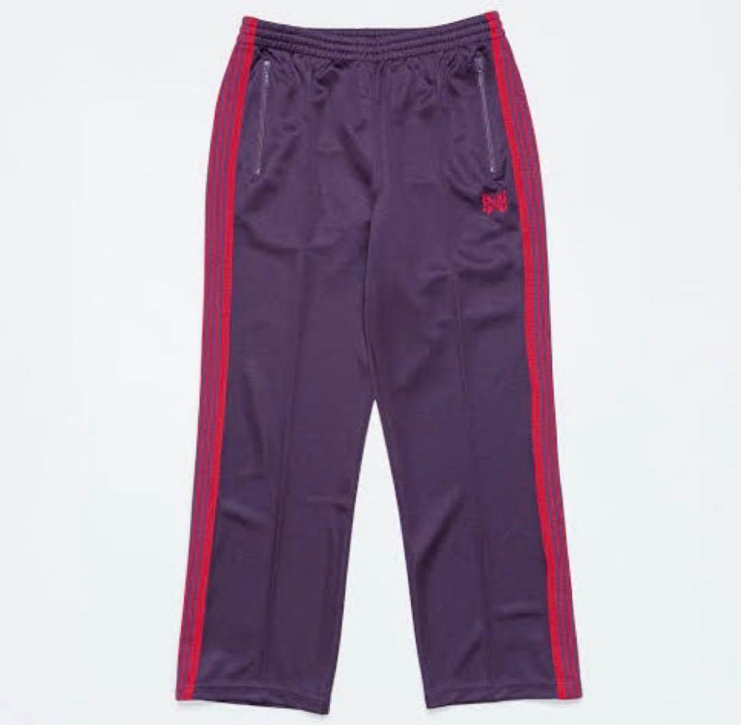 needles 22aw トラックパンツ　ストレート　パープル XS