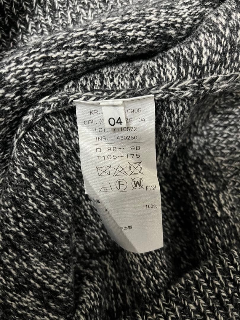 aton24aw BABY WOOL MOULINE モックネックセーター 4