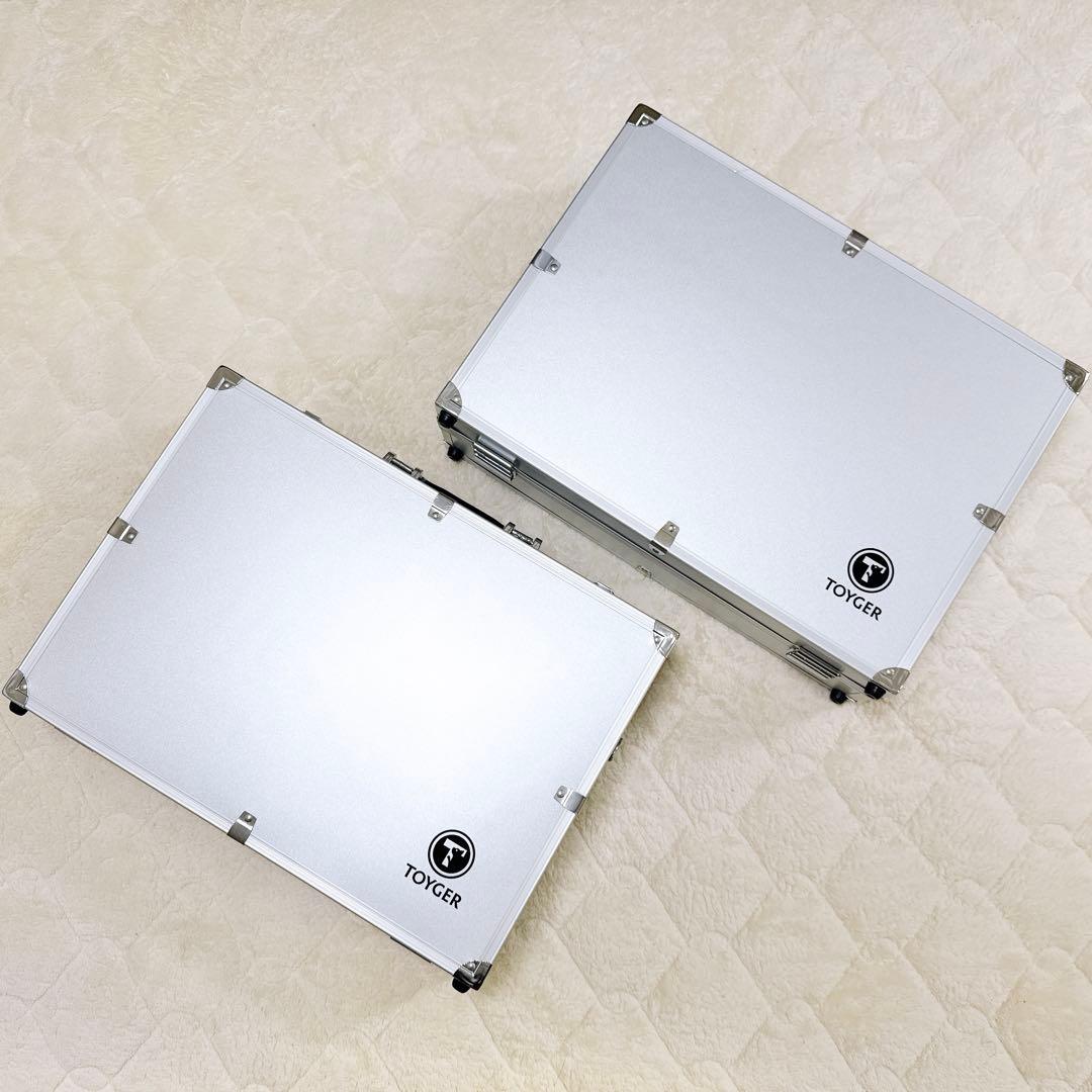 TOYGER アタッシュケース（シルバー） 2個セット