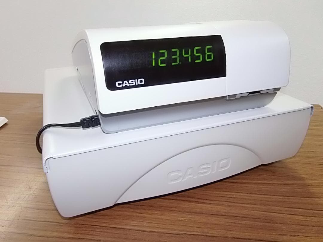 1206店名ロゴ領収書設定無料カシオTE-400インボイスレジスターSDカード