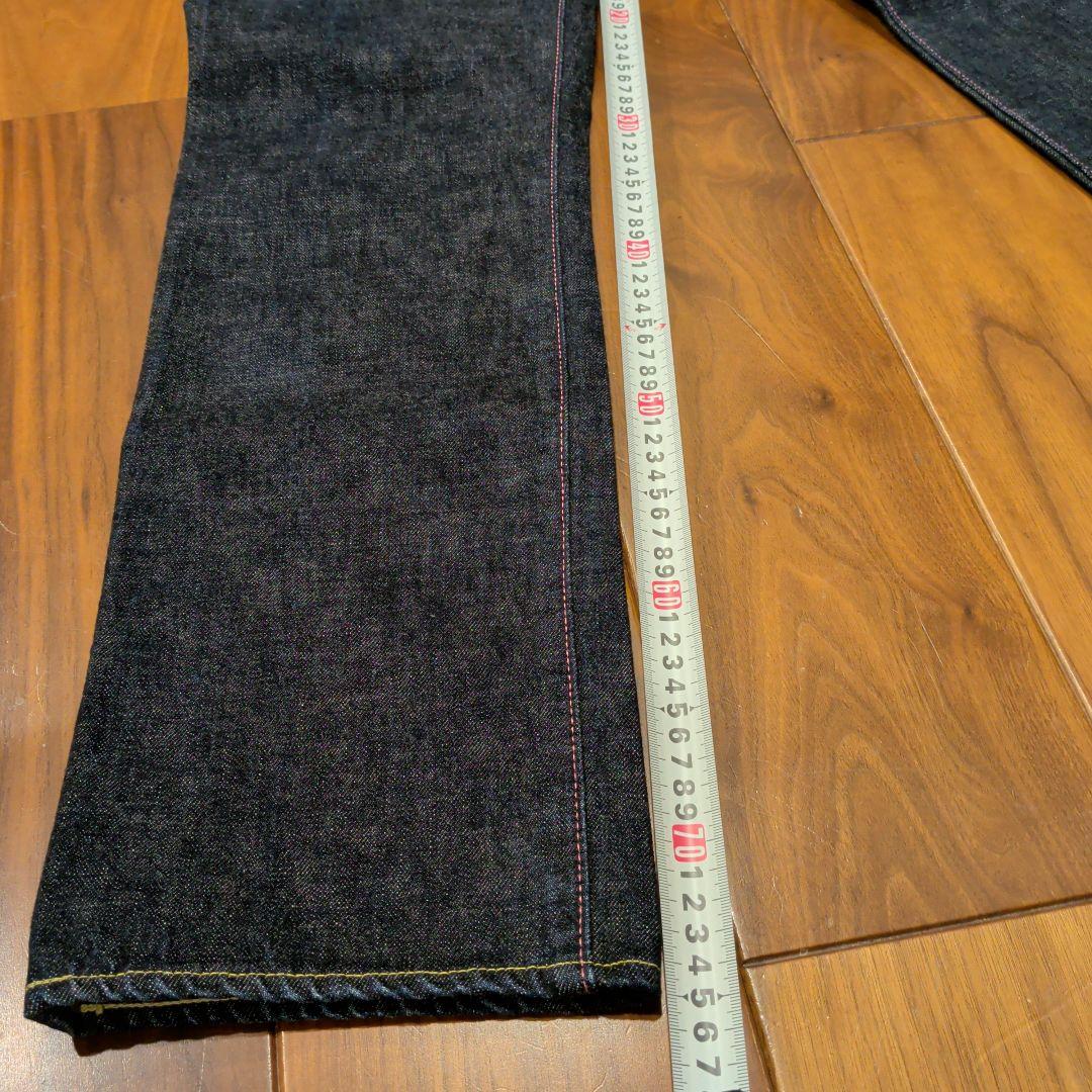 【未使用級】桃太郎ジーンズ　銅丹レーベル　特濃クラッシックストレート
