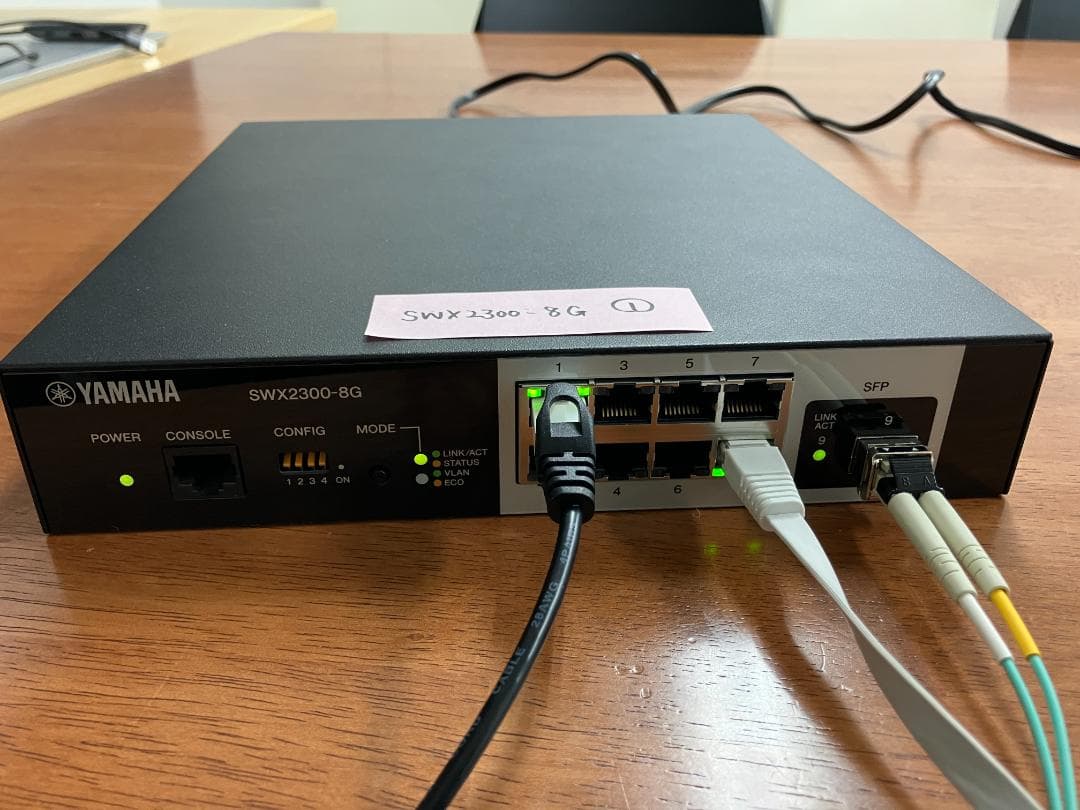 YAMAHA SWX2300-8G L2スイッチ①
