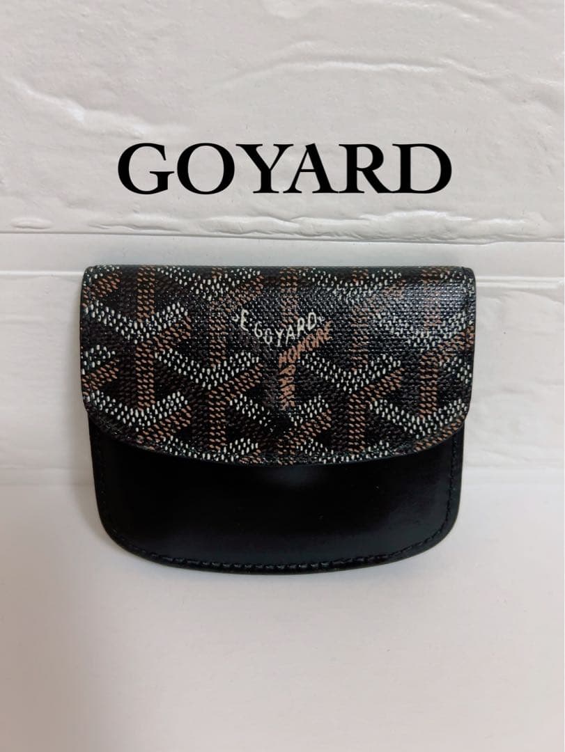 ゴヤール　GOYARD ヘリンボーン　レザー　ケース　ご銭入れ