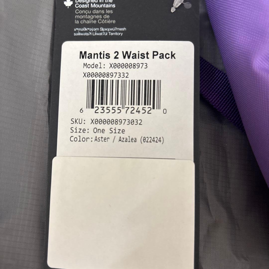 バッグ ARC'TERYX Mantis 2 Waist Pack Aster