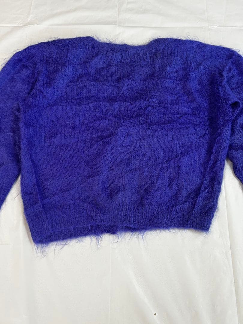 60〜70s モヘアカーディガン シャギーニット 毛足長